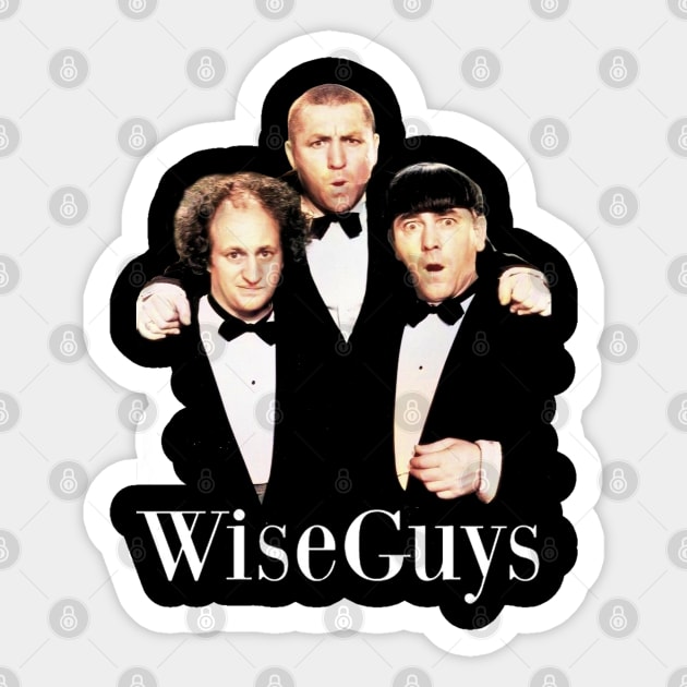 Wiseguys Three Stooges Sticker by Jusstea